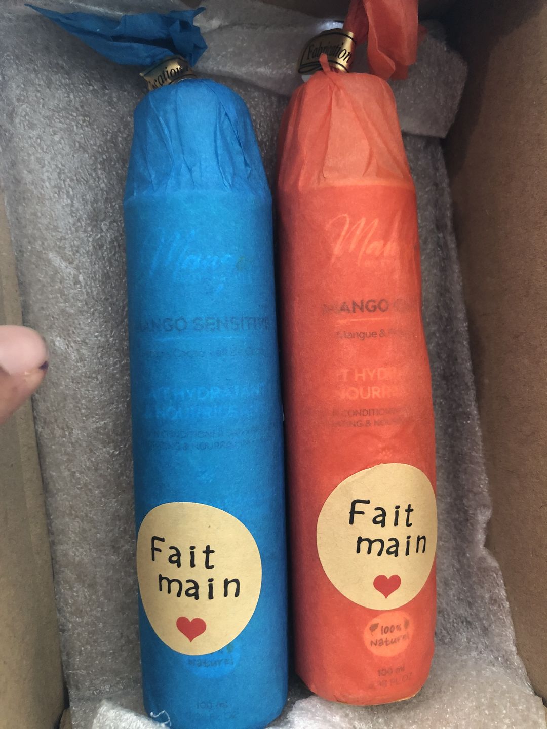 Customer photo review of Lait hydratant et nourrissant - CARE