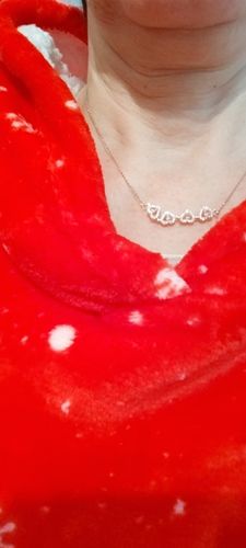 Customer photo review of Diana Necklace | Sterling Silver