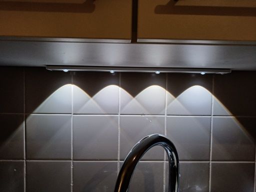Customer photo review of NS Ultra thin LED Light 20/30/40/60CM Cabinet Lamp PIR Motion Sensor Wireless USB Rechargeable