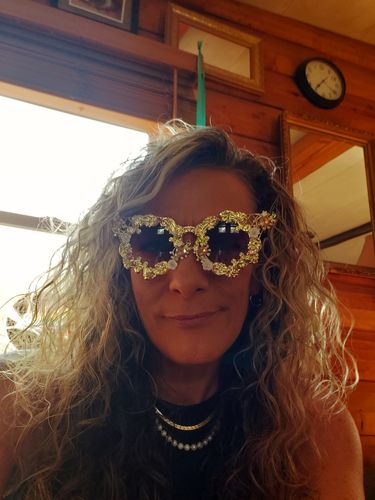 Customer photo review of Rococo inspired Sunglasses