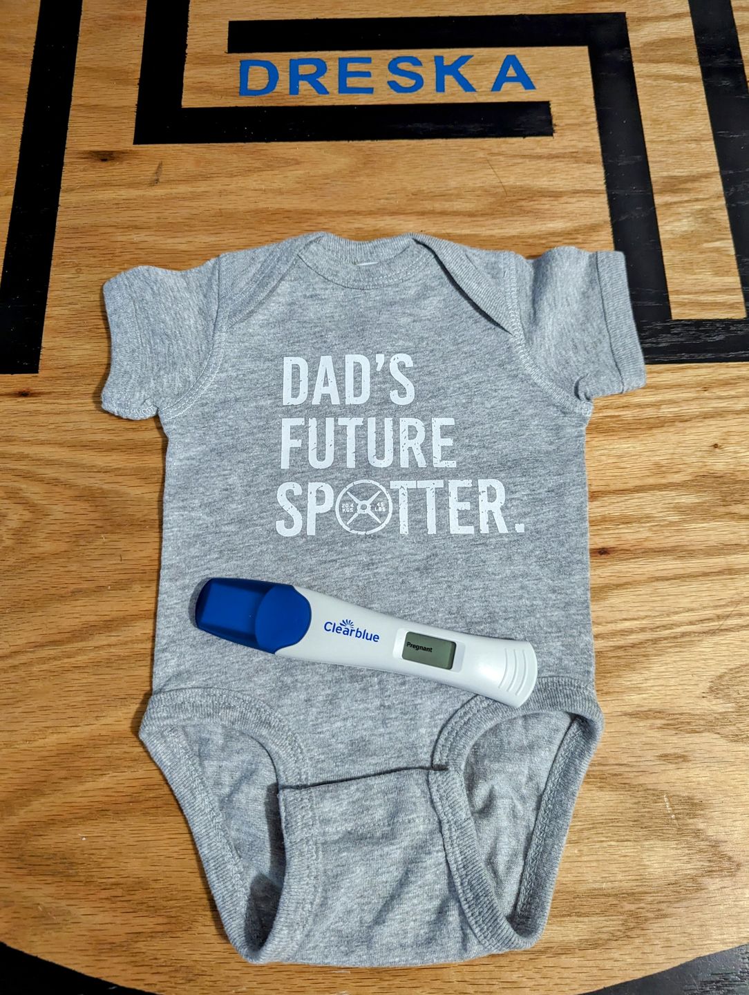 Customer photo review of Dads Future Spotter Onesie