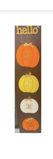 Customer photo review of Unfinished Wood Monogram F Shape - Craft - up to 36" DIY