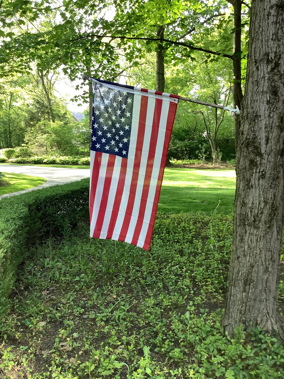 Customer photo review of 3' x 5' All Weather, Outdoor American Flag