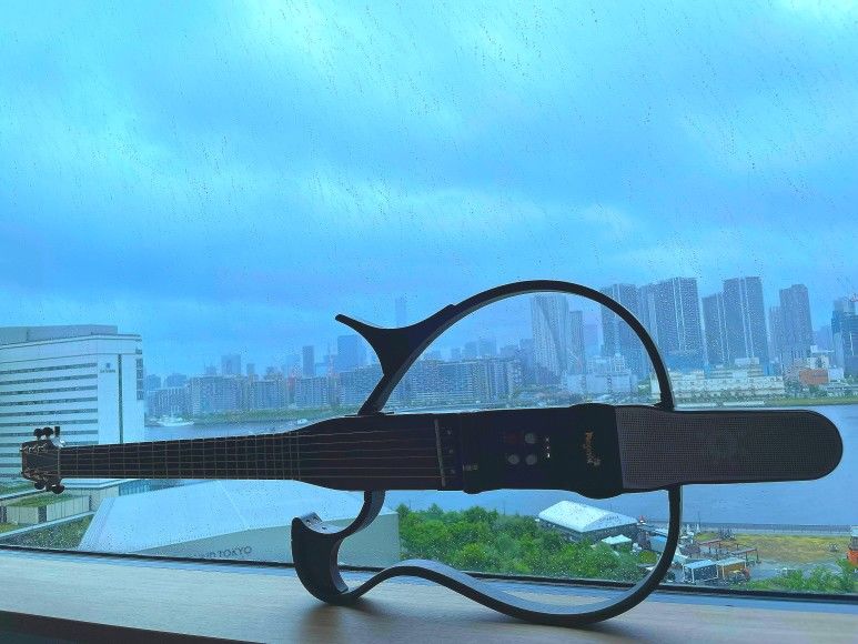 Customer photo review of Mogabi Guitar 200 Mic P.A. FULL Package WOOD