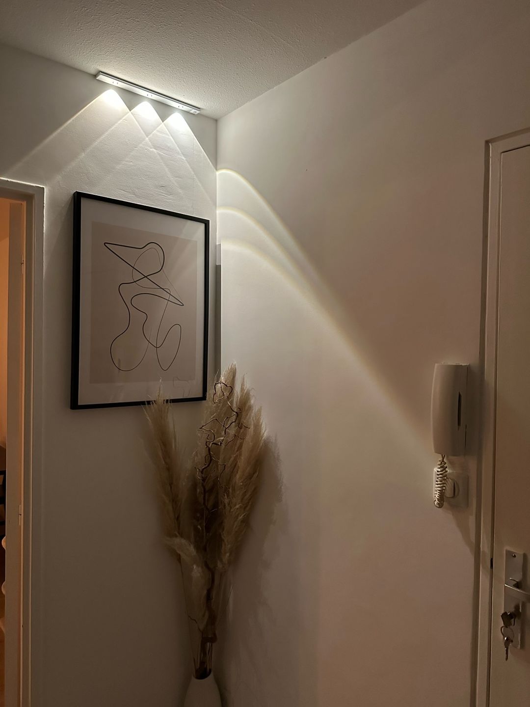 Customer photo review of NS Ultra thin LED Light 20/30/40/60CM Cabinet Lamp PIR Motion Sensor Wireless USB Rechargeable