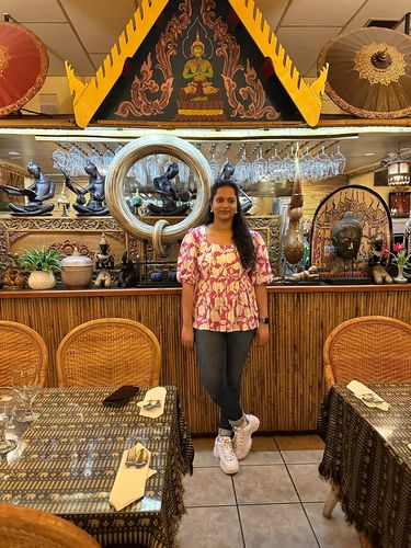 Customer photo review of Alisha Peplum Top