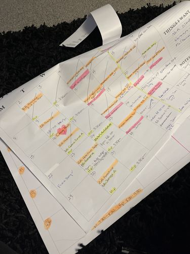 Customer photo review of Monthly Planner