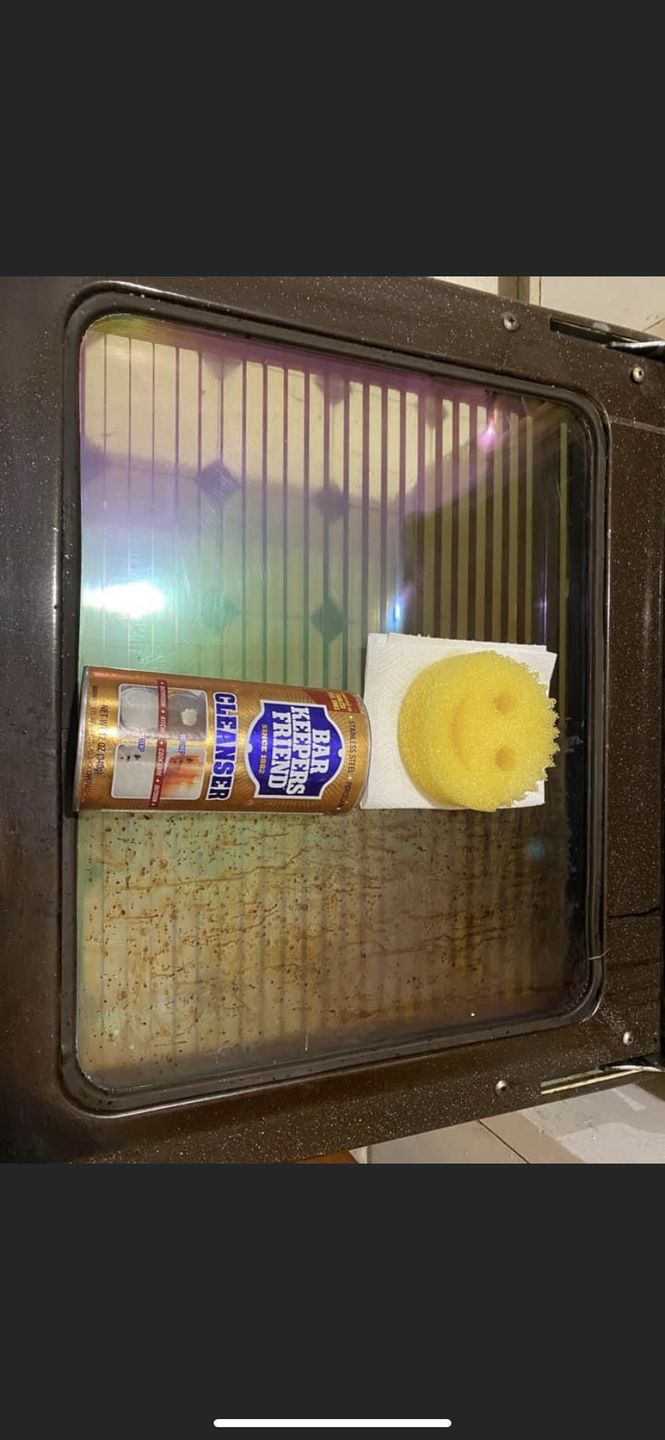 Customer photo review of Double Trio - Bar Keepers Friend x Scrub Daddy