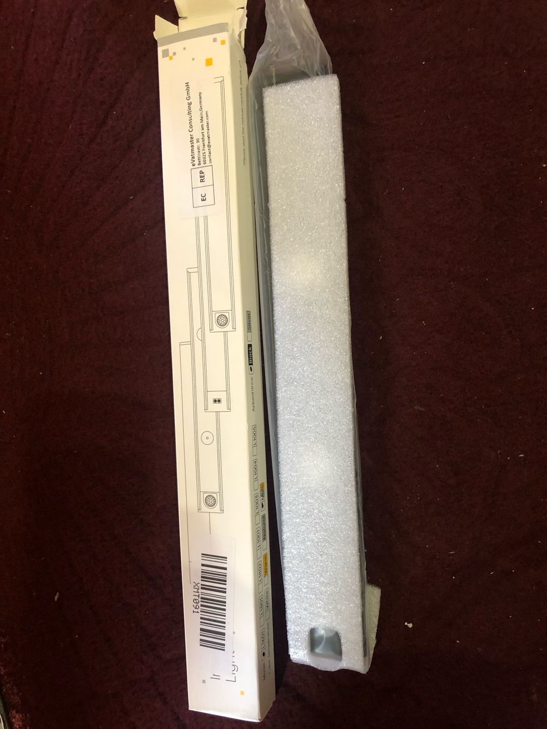 Customer photo review of NS Ultra thin LED Light 20/30/40/60CM Cabinet Lamp PIR Motion Sensor Wireless USB Rechargeable