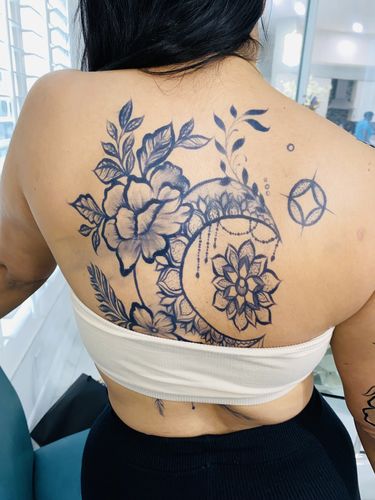 Customer photo review of 4 Ounce Bottle of Fresh Jagua tattoo Gel