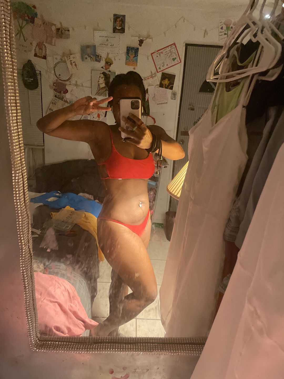 Customer photo review of Capri Top - Ember Red