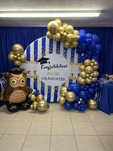 Customer photo review of Custom Round Fabric Backdrop for Birthday&Baby Shower&Wedding&Any Other Party