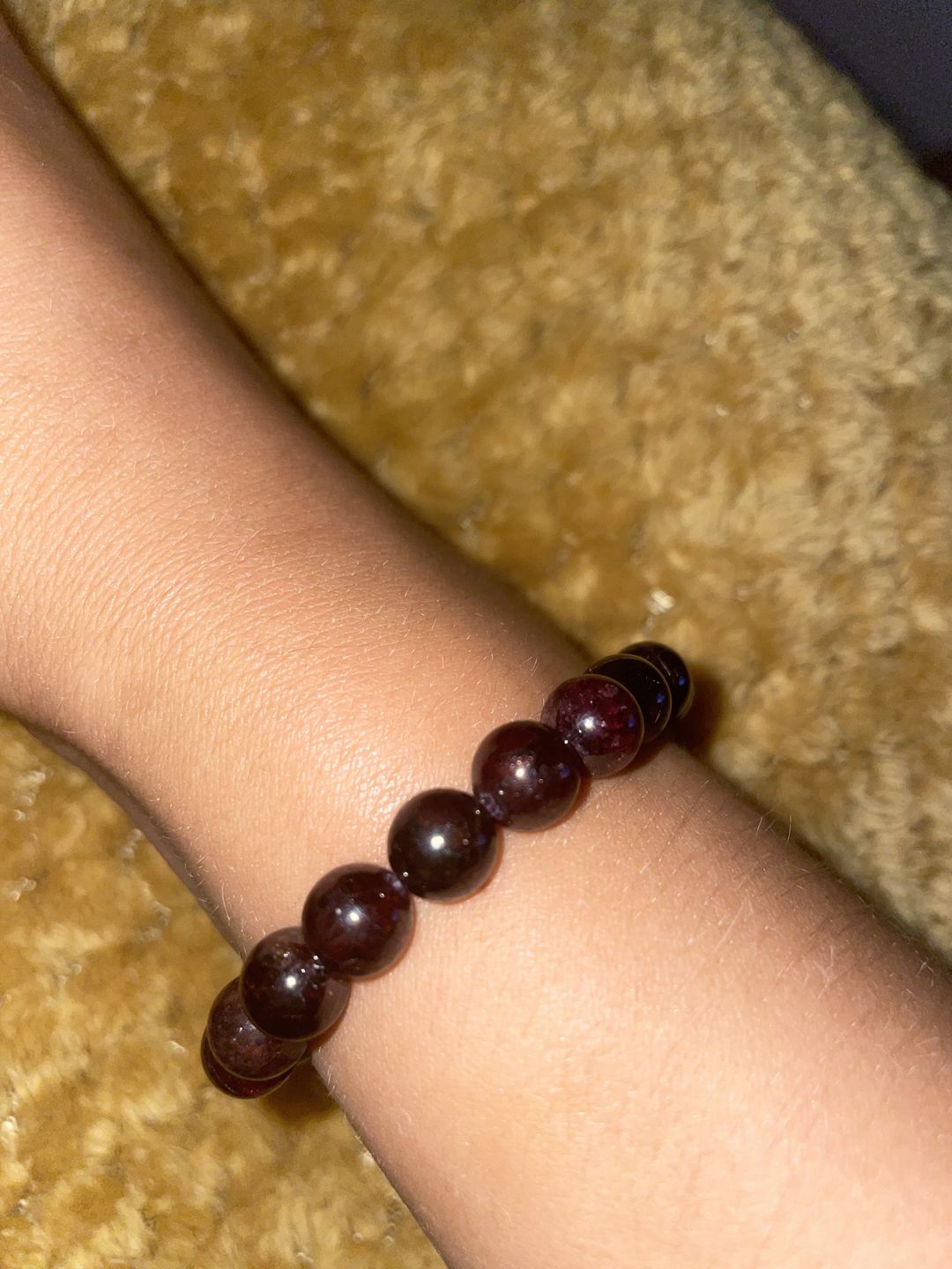 Customer photo review of Bracelet Grenat