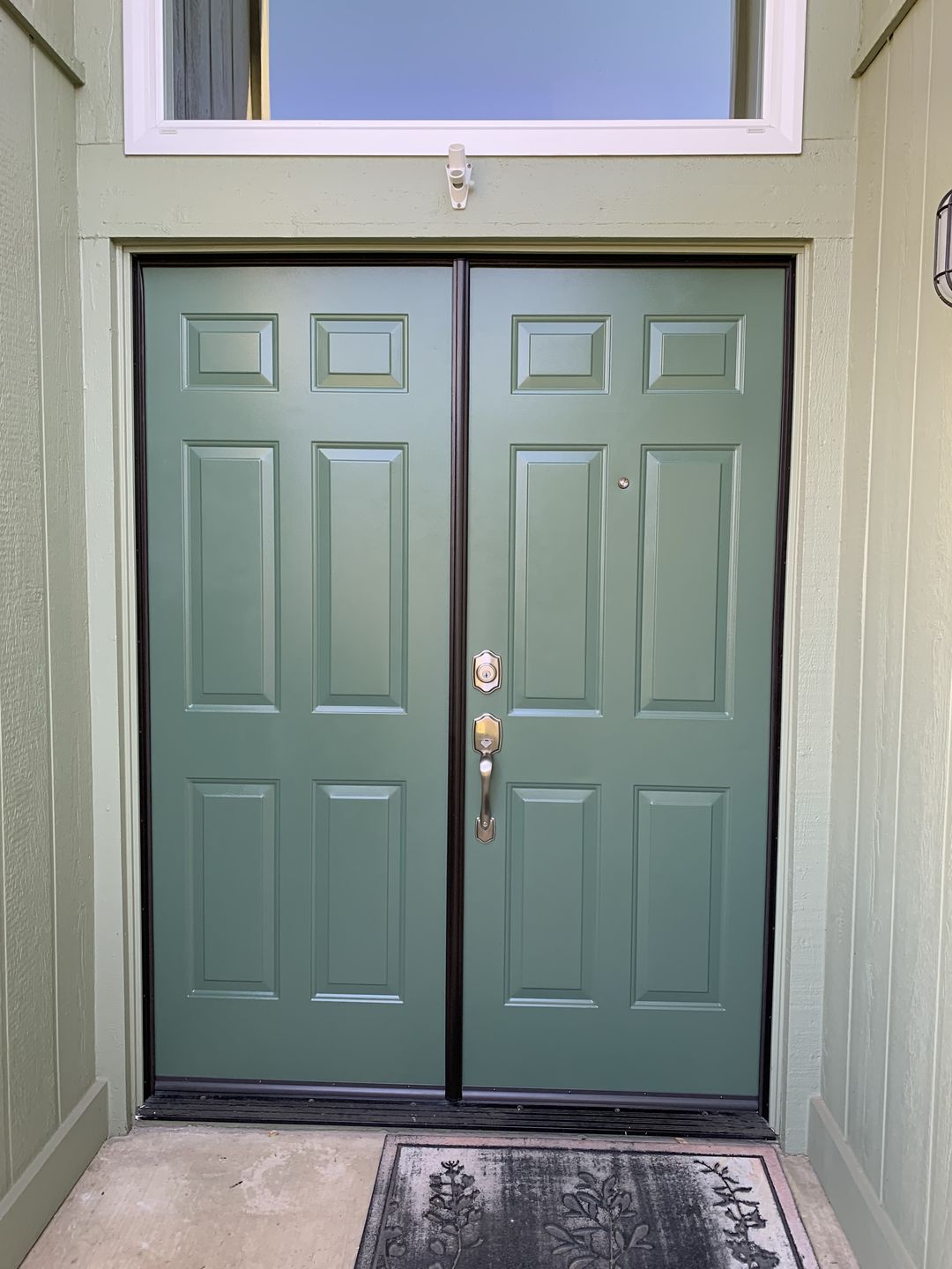 Customer photo review of Thermal Aluminum Astragal (Bronze Stainable)