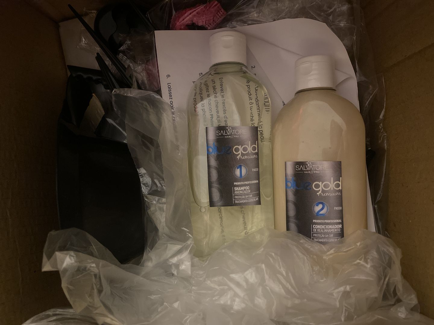 Customer photo review of Kit Lissage Tanin salvatore Blue Gold Premium taninopmasthie