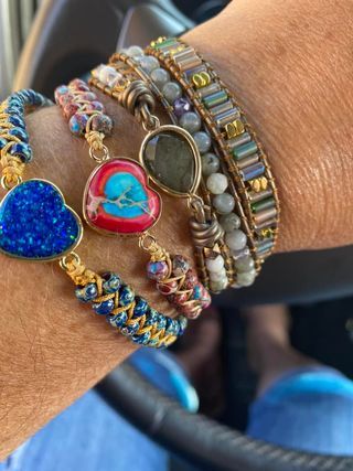 Customer photo review of Passionate Heart Jasper Bracelet