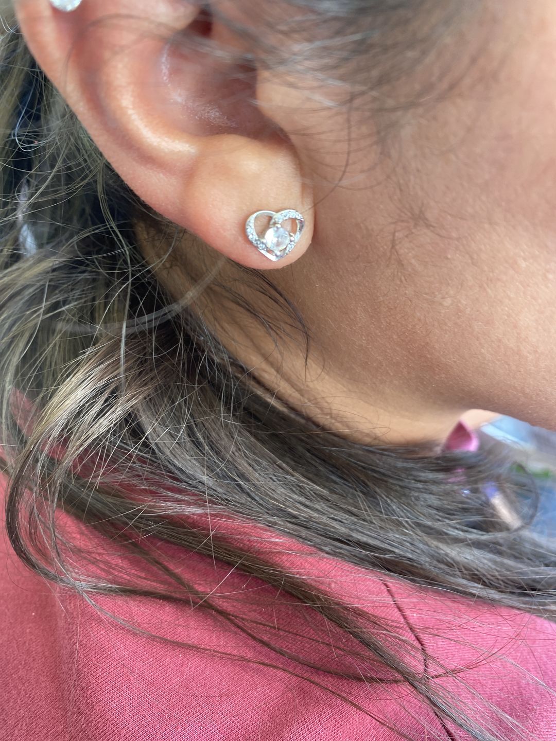 Customer photo review of White Gold Necklace - With Real Rose - To My Love