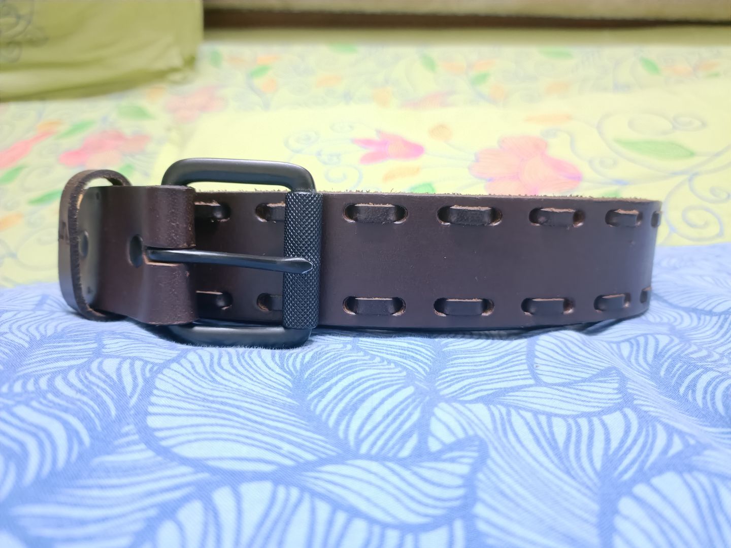 Customer photo review of bronco belt tobacco brown