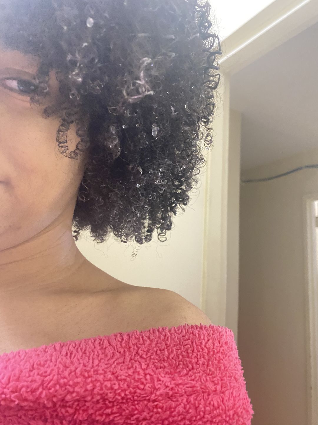 Customer photo review of Sculpt Curl Defining Gel
