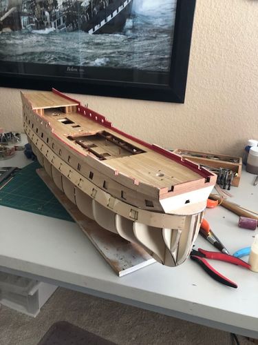 Reseña con foto de un cliente sobre Maqueta Barco San Ildefonso