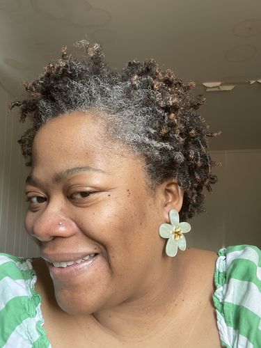 Customer photo review of Flora Studs