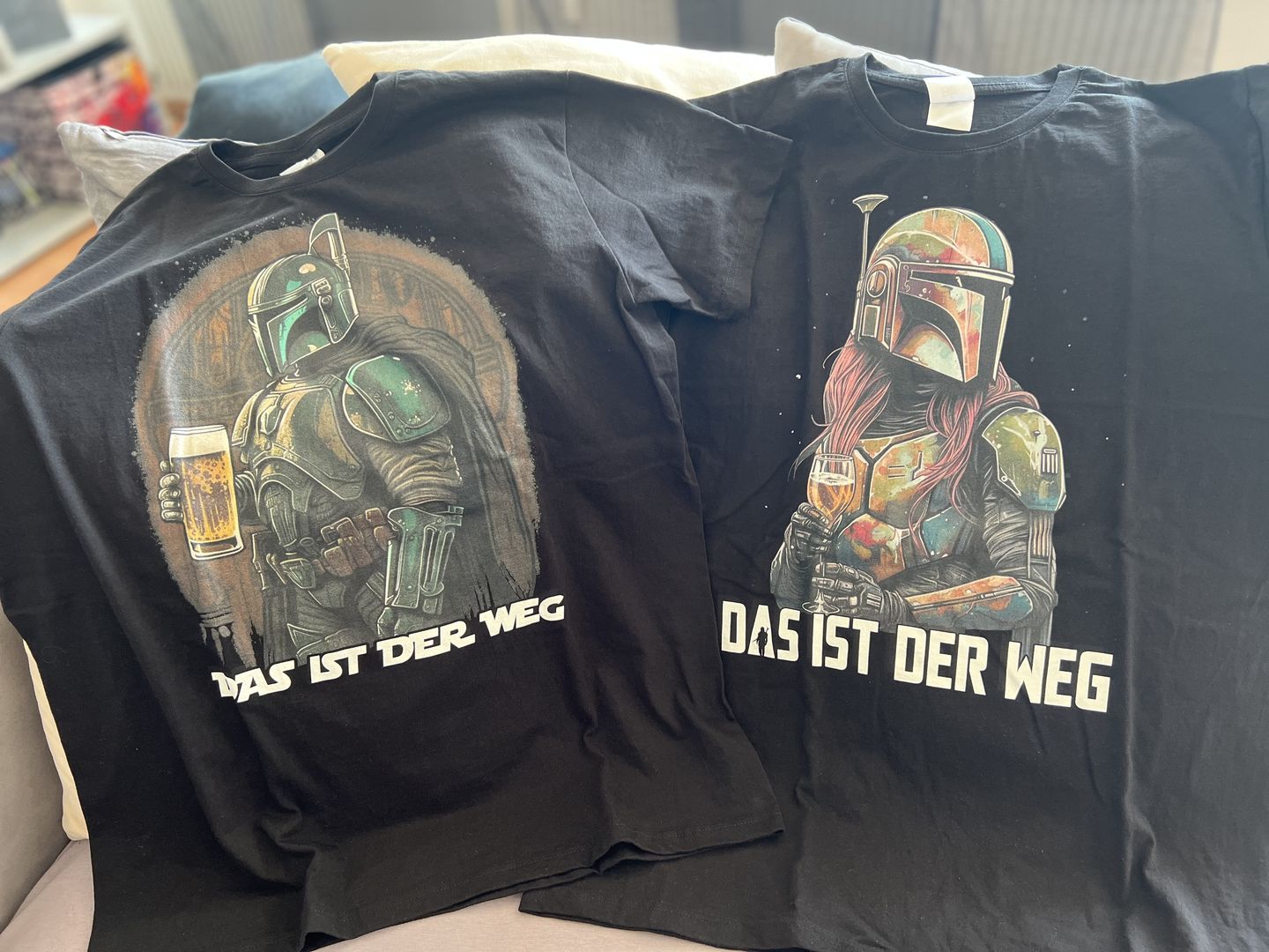 Customer photo review of Das ist der Weg - Mandalorian Bier - Herren Shirt