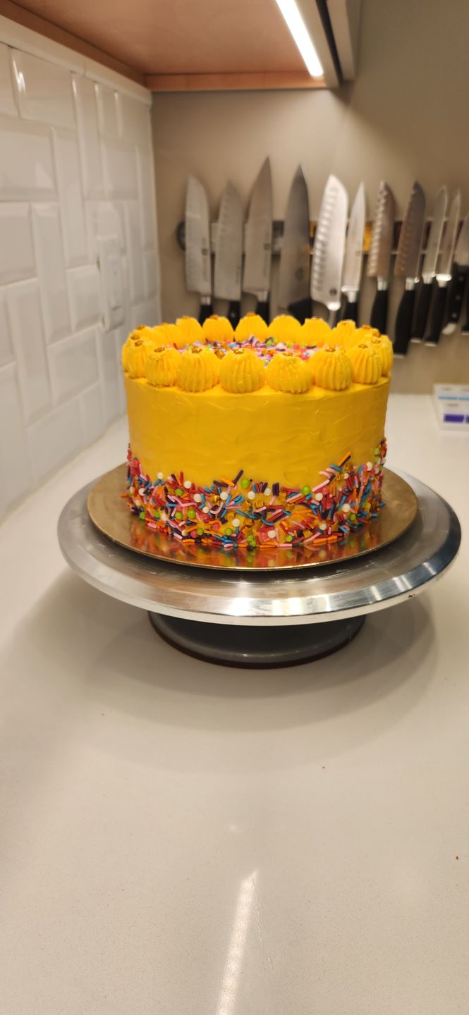 Customer photo review of Neon Brite Orange Icing Color by Chefmaster