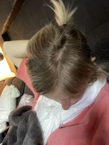 Customer photo review of Notre soin éclaircissant pour des cheveux rayonnants en moins de 5 minutes