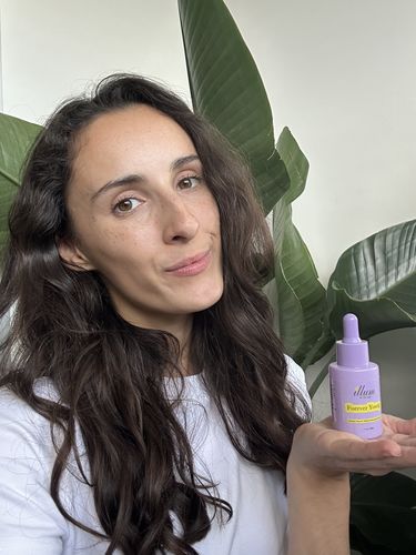 Customer photo review of Forever Young Face Serum - Anti ageing