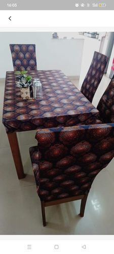 Customer photo review of DivineTrendz Exclusive -Black Butta Elastic Chair & Table Cover
