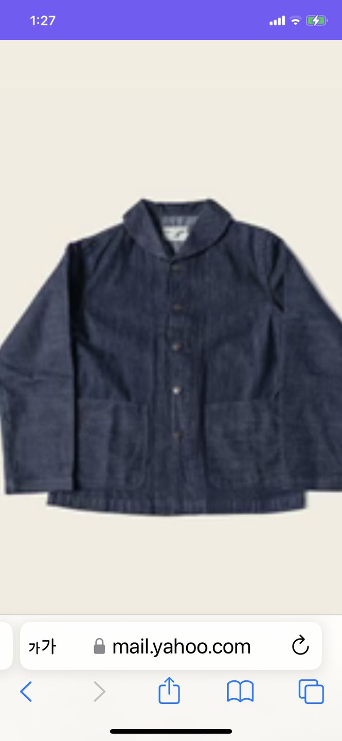 Customer photo review of 1922 USN 2nd Denim Coverall Utility Jacket