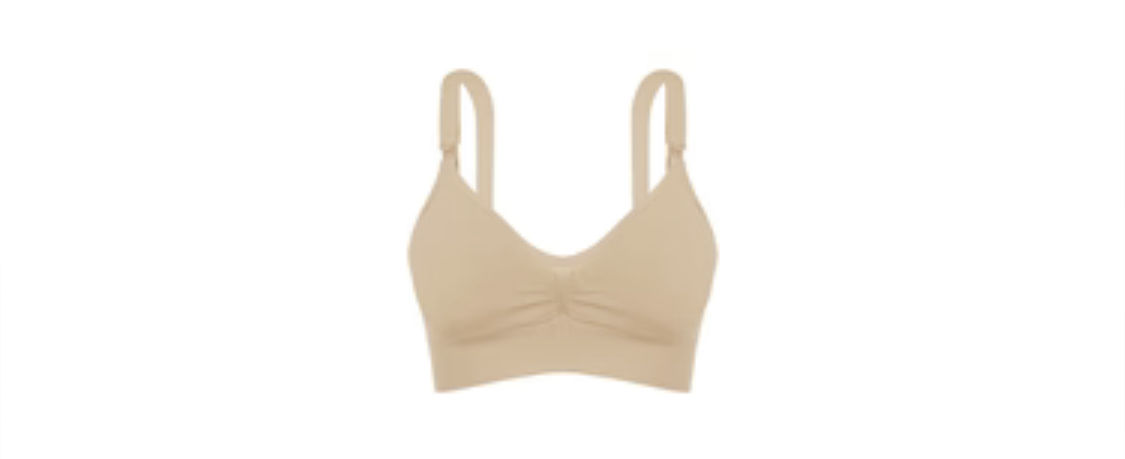 Customer photo review of Microfiber Everyday Comfort Support Pregnancy and Breastfeeding Bra