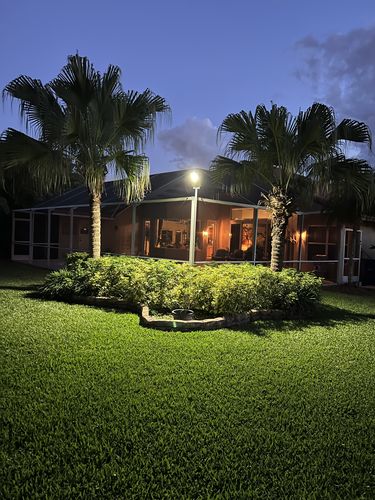 Customer photo review of Solar LED Pathway And Street Light - 3,000 Lumens - Remote Control