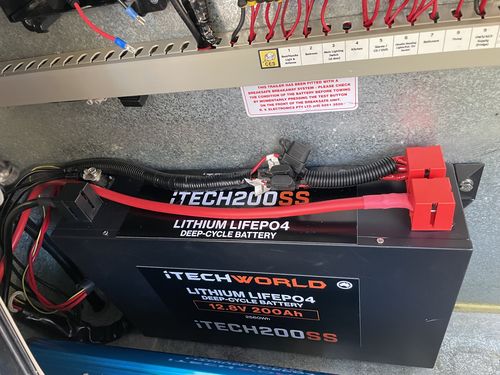Customer photo review of iTECH200SS (New 2025 Model) 200Ah 12v Super Slim Deep Cycle Lithium Battery with Bluetooth