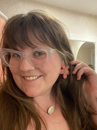 Customer photo review of Flora Studs
