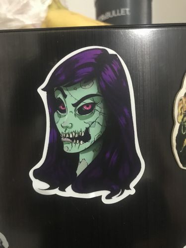 Customer photo review of Stickers Troquelados | Personalizado