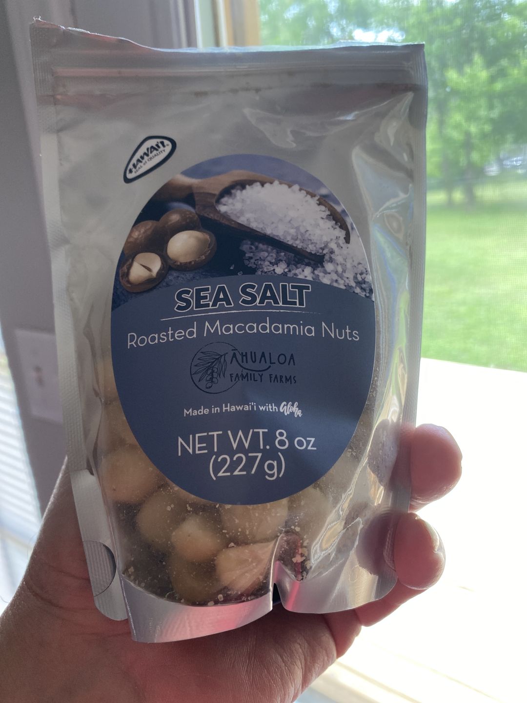 Customer photo review of Sea Salt Macadamia Nuts