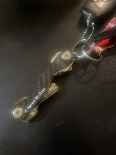 Customer photo review of Carbon Fiber Key Holder