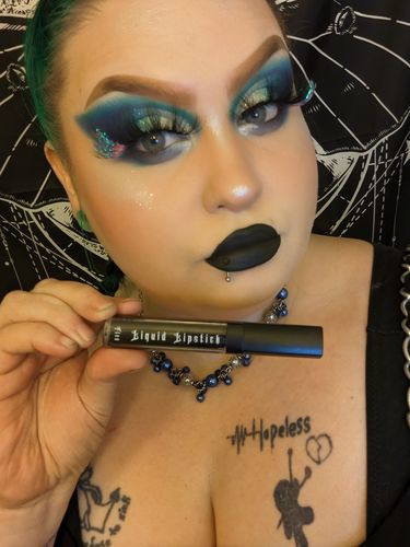 Customer photo review of Liquid Lipstick - Black