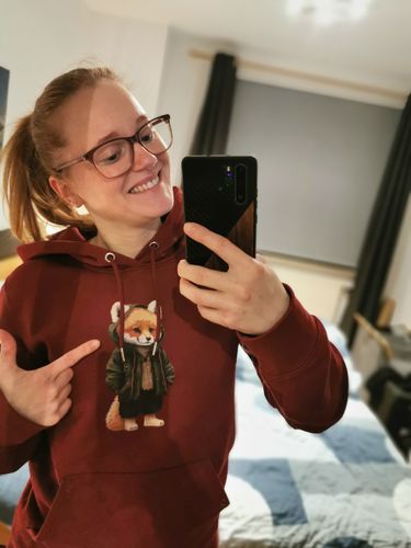 Customer photo review of Finn Fuchs  - Bio Unisex Hoodie (PREMIUM)