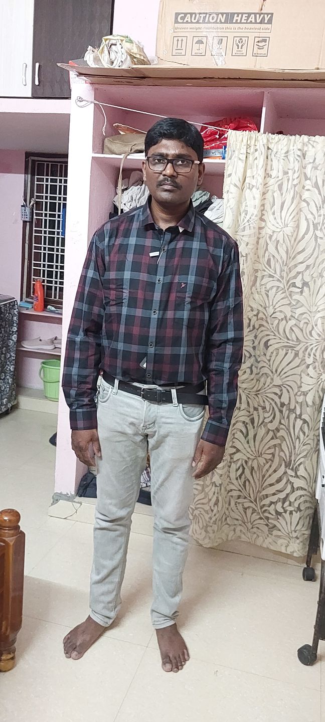 Customer photo review of Classy Red and Black Checks - Full-Stain Proof