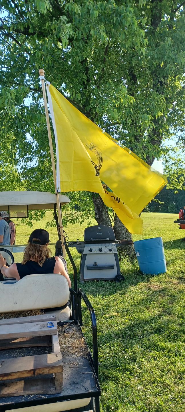 Customer photo review of Don't Tread On Me Gadsden 3 x 5 Flag