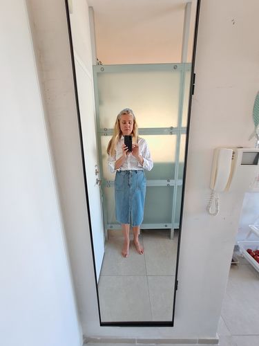 Customer photo review of דלת מראה להסתרת ארון חשמל