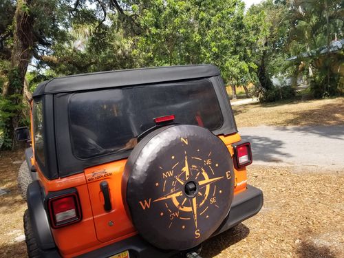 Customer photo review of Simple Distressed Compass Design