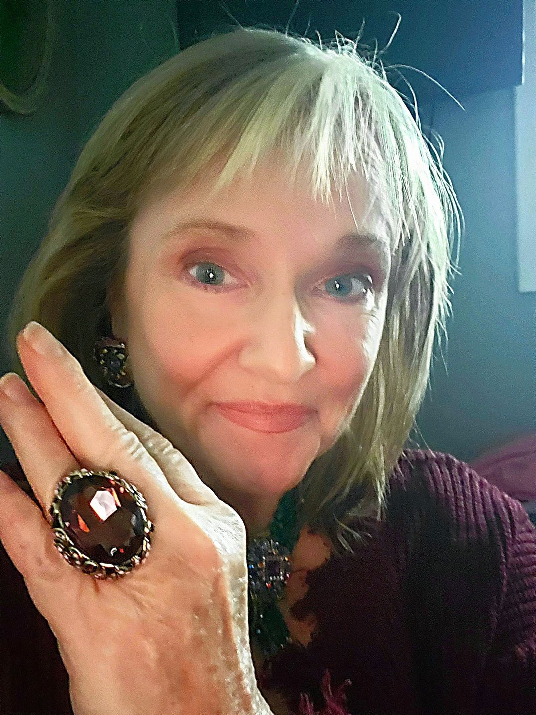 Customer photo review of HEIDI DAUS® "Dare To Wear" Oversized Crystal Cocktail Statement Ring