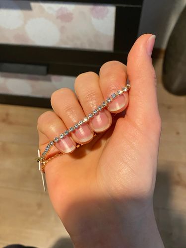 Customer photo review of OG Tennis Bracelet