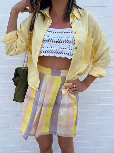 Customer photo review of Wide Leg Shorts | Lily Chex