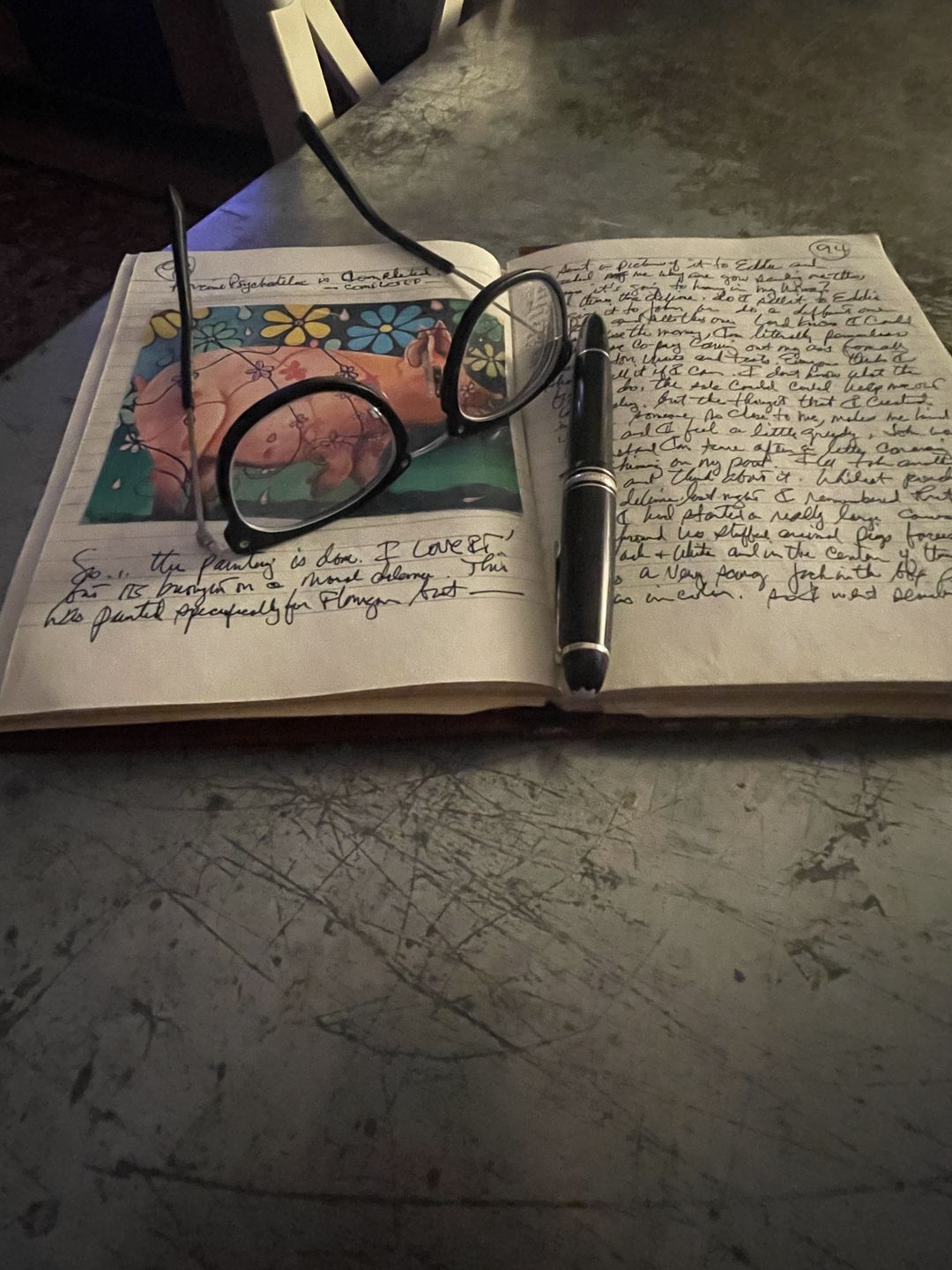 Customer photo review of I Can Choose Quote Leather Journal - 8x6 Size
