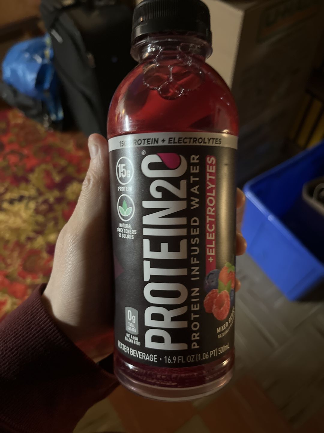 Customer photo review of Protein2o - Eau infusée protéinée + Électrolytes (500mL)