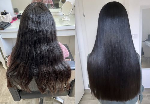 Customer photo review of Ultimate Liss Hair Treatment 1L - Hanna Lee